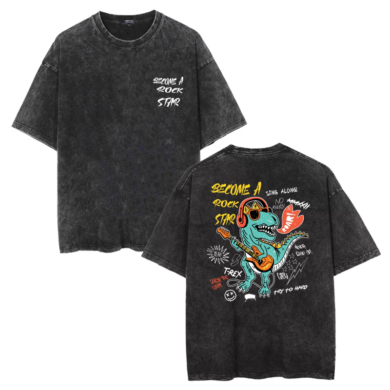 KAOS WASHING OVERSIZE T-REX