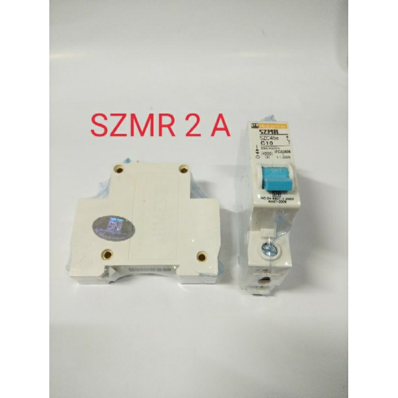 Miniature Circuit Breaker MCB Listrik PLN SZMR Meilan Rilan 2 A Ampere