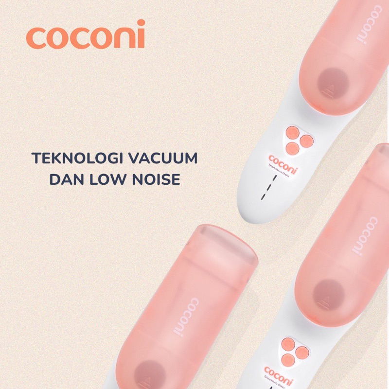 Coconi Vacuum Hair Clipper / Alat Cukur Rambut