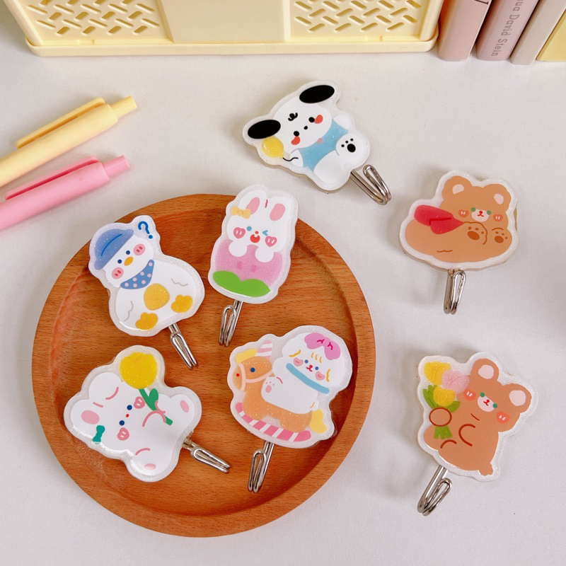 Gantungan dinding multifungsi/gantungan baju lucu/cartoon hanging key