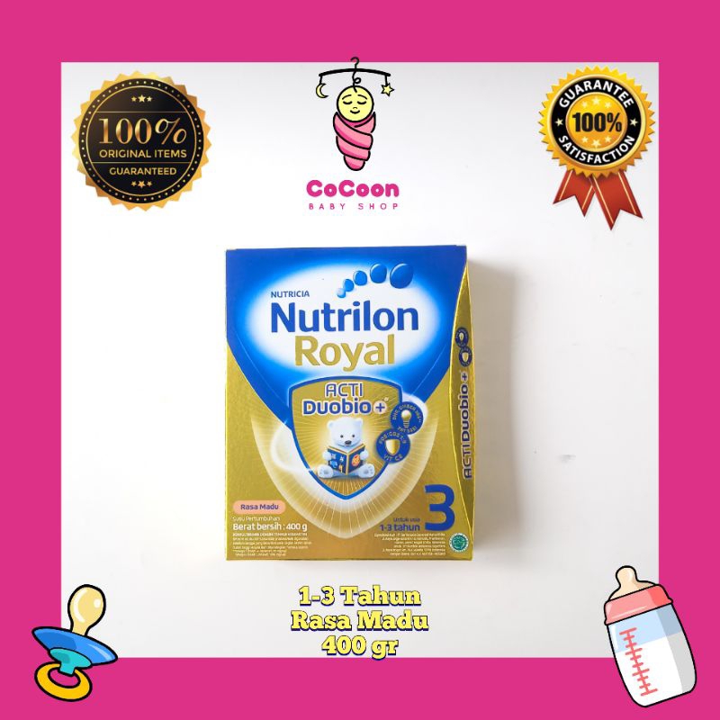 Susu Formula Bayi Nutrilon Royal 3 1-3 Tahun Madu 400 g 400gr