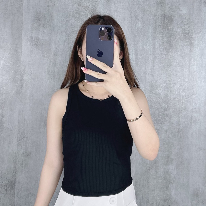 Tanktop Rib basic | Atasan tanktop korea