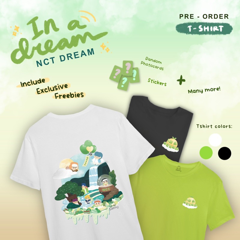 7DREAM - IN A DREAM Tshirt by Baeboony || Kaos NCT Dream The Dream Show TDS