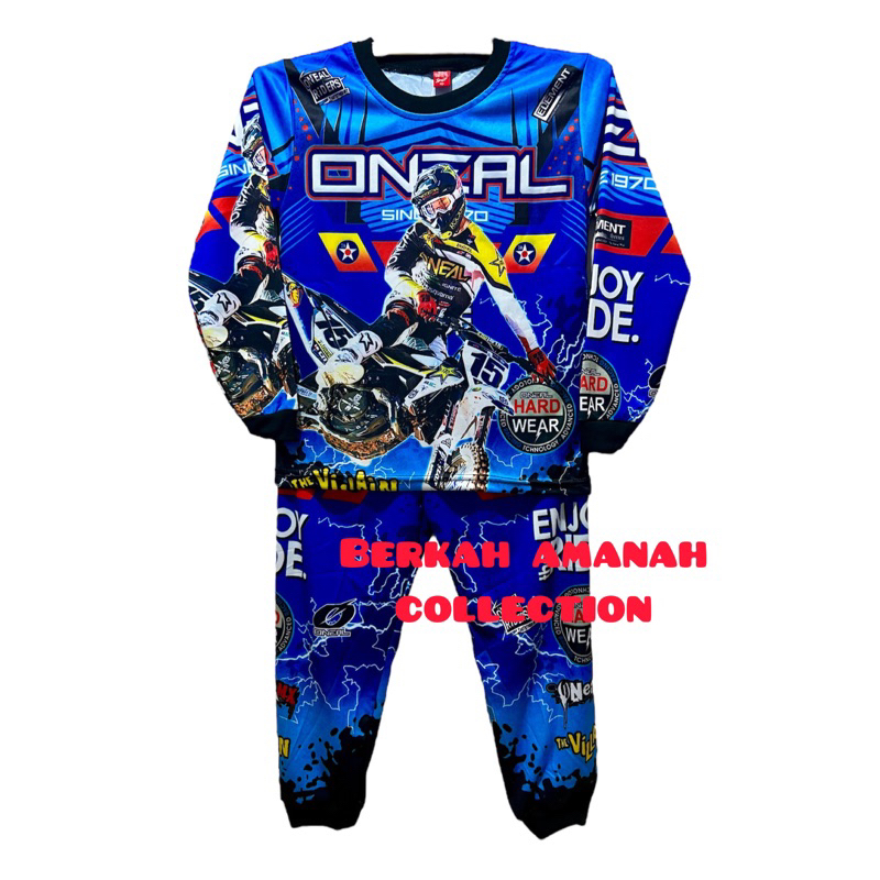 JERSEY MOTORCROSS ANAK TERBARU/STELAN BAJU BALAP ANAK TERMURAH