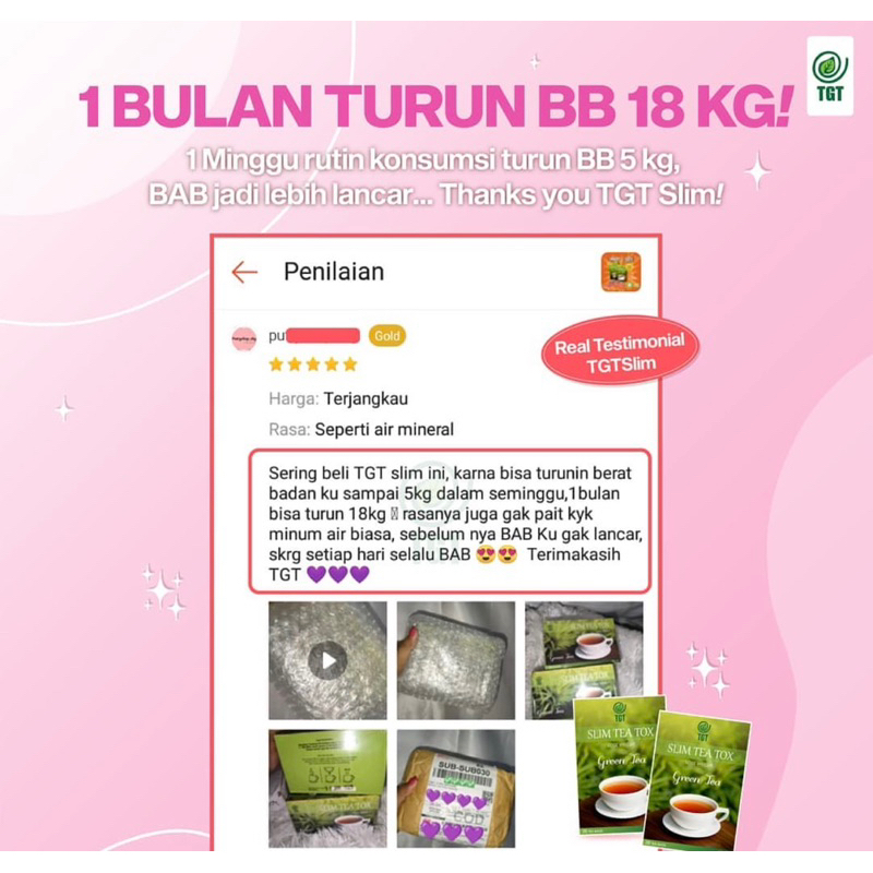 PAKET PROMO BEST SELLER TGT SLIM LEMON 1 BOX PELANGSING NATURAL HERBAL (1LM)