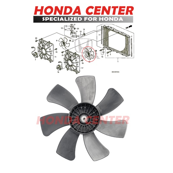 baling daun kipas fan ac crv gen4 rm 2013 2014 2015 2016