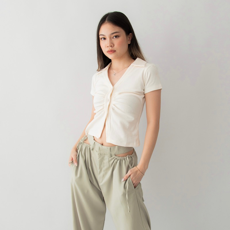 Gillian Scrunch Top | Aesthete yourlife