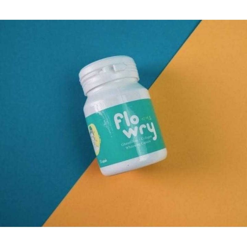 flowry whitening capsule collagen isi 30 capsule