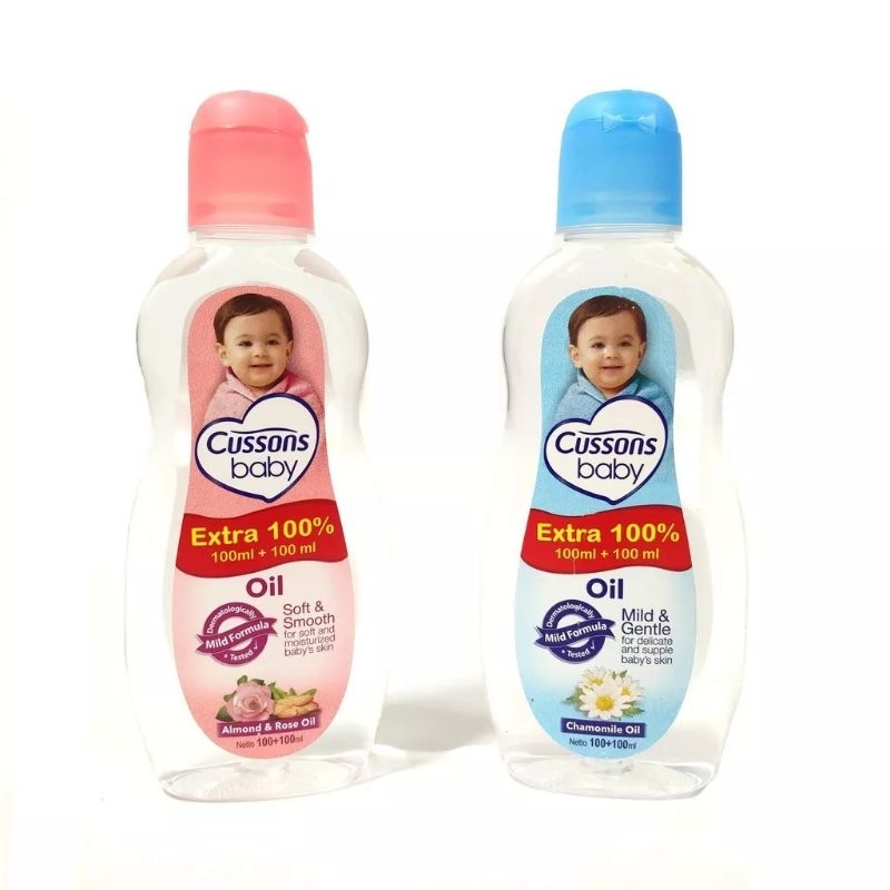 Cussons Baby Oil 100 + 100 ml / baby oil cussons..