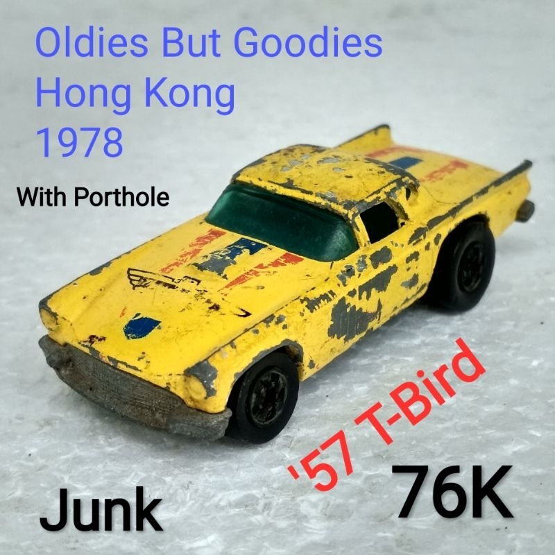 Hot Wheels 57 T Bird Blackwall Made in Hong Kong