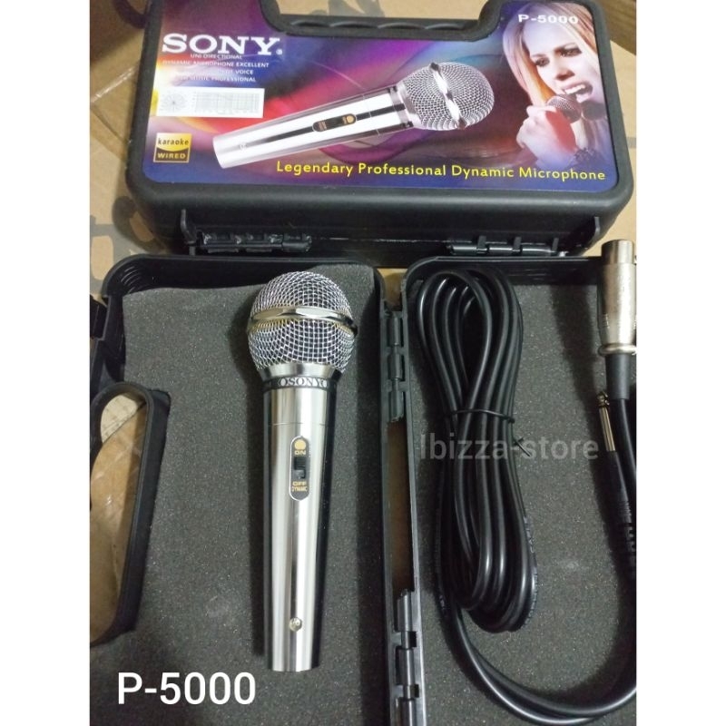Mic Karaoke Kabel Sony Microphone Mikrofon Sony &amp; Shure