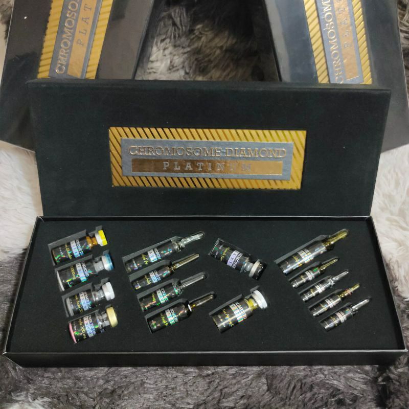infus whitening perawatan kulit anti aging CHROMOSOME DIAMOND PLATINUM ORIGINAL ready siap kirim