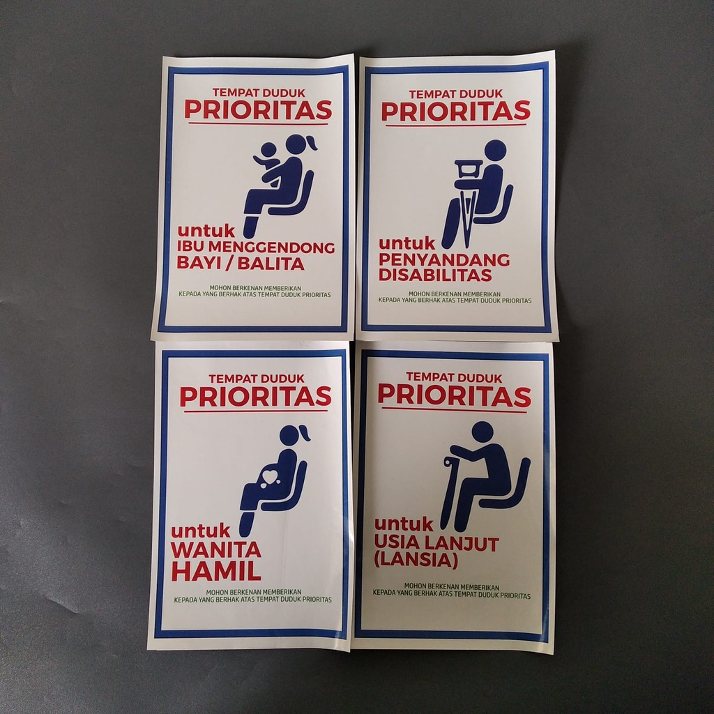 

Stiker Tempat Duduk Prioritas - Stiker Vinyl - Stiker Tempat Duduk Prioritas Umum