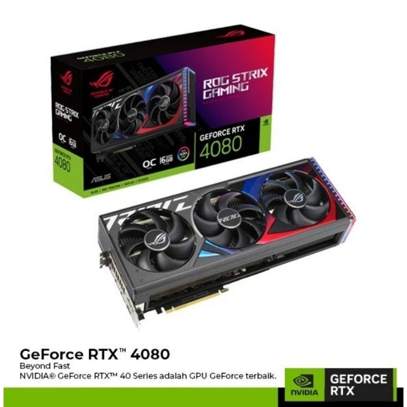Asus RTX 4080 ROG Strix OC 16GB GDDR6X RTX4080