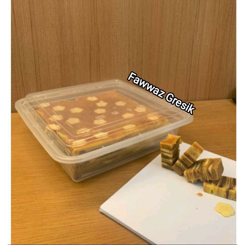 Thinwall Persegi Besar 2500 ml DM - Wadah Square SQ