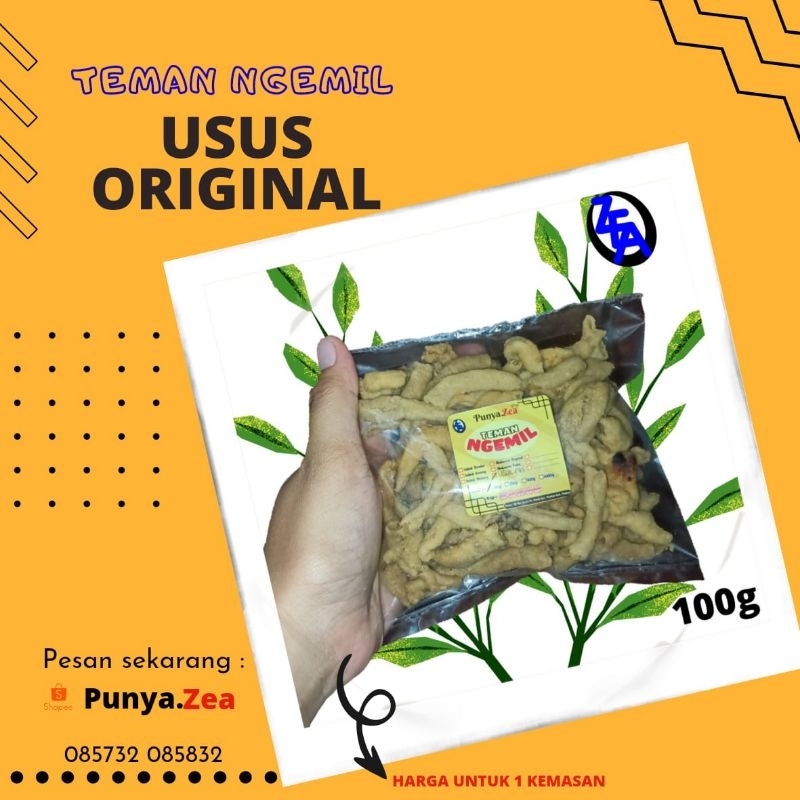 

Kripik Usus Original 100g