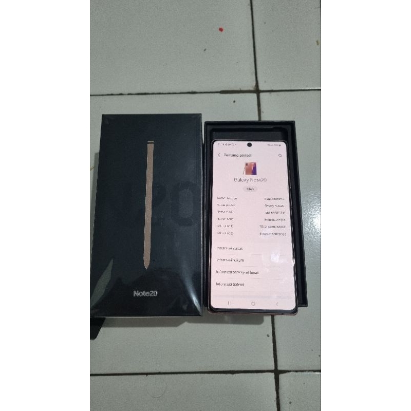 samsung note 20 sein 8/256gb fulset