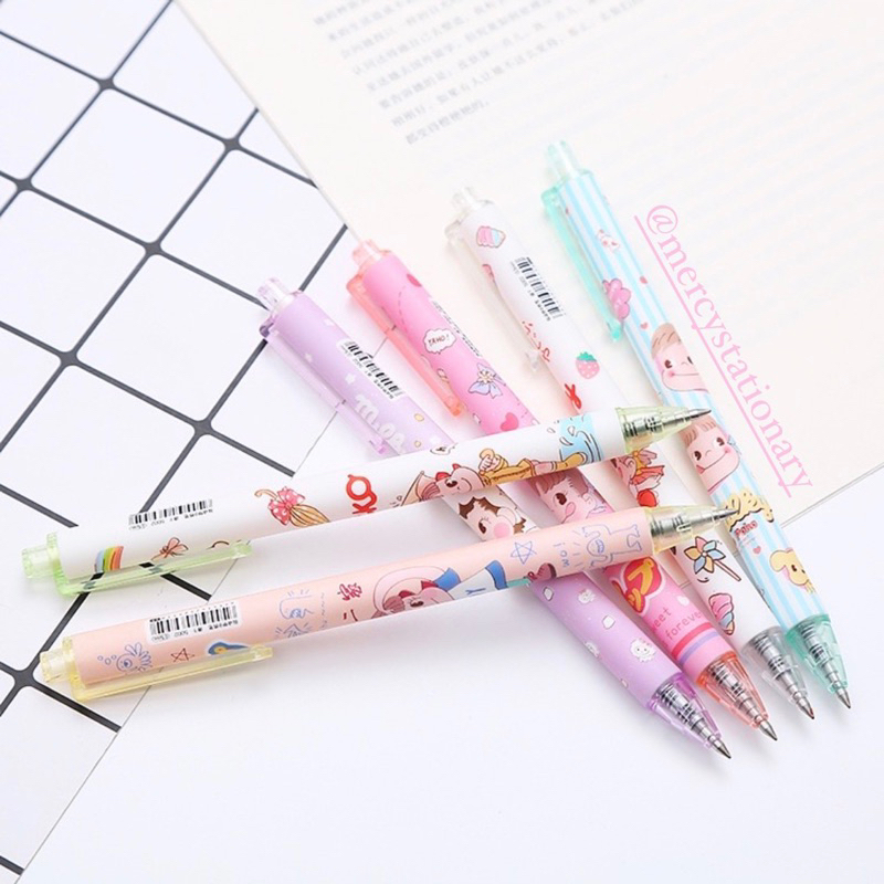

Pulpen Cetekan Pena Mekanik Karakter Pen Cetek Lucu