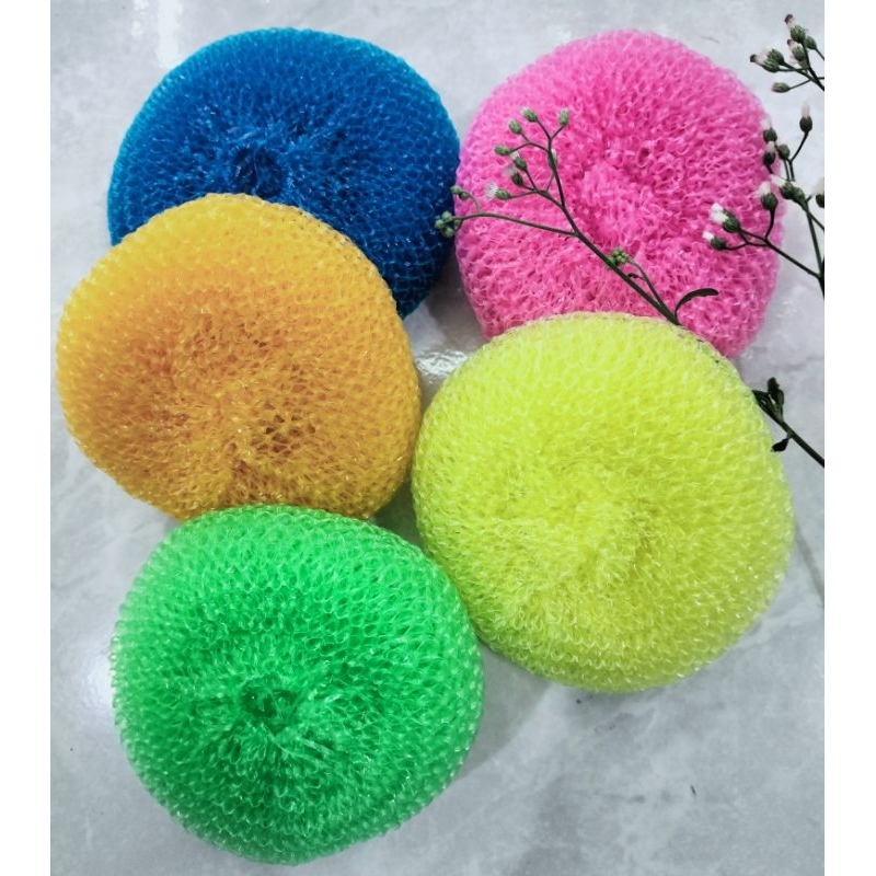 sponge cuci/kawat cuci warna bulat