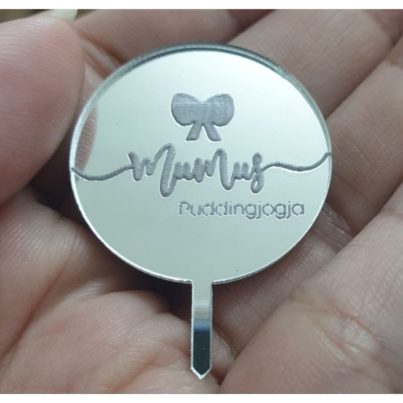 

Pesanan Ayun82 Mini Topper Akrilik 1000pcs 3x3cm