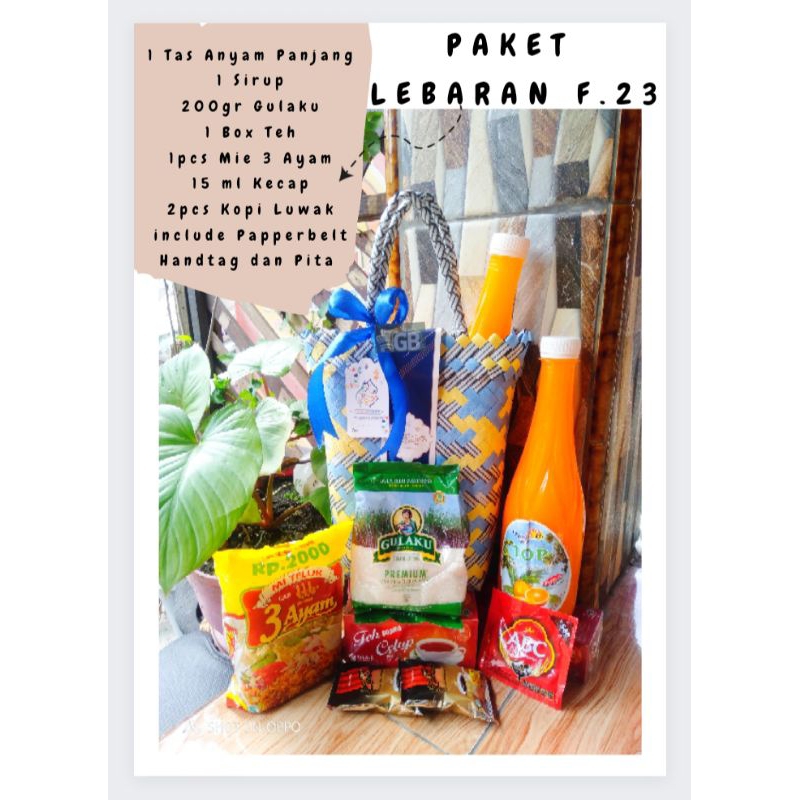 

HAMPERS PAKET SEMBAKO OLEHOLEH LEBARAN PAKET LEBARAN