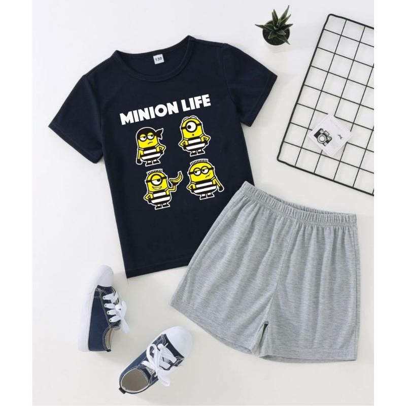 SETELAN ANAK ANAK PREMIUM/SETELAN ANAK ANAK MURAH-Minion