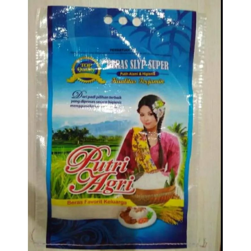 

karung kemasan beras 25kg cap putri agri