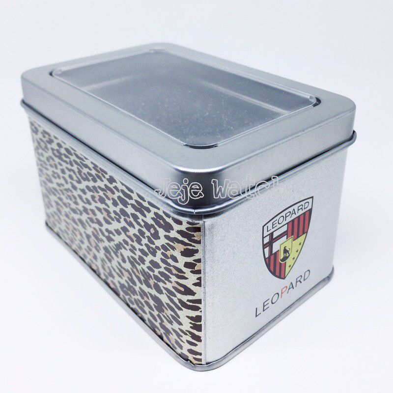 Jam Tangan Pria Leopard A1 Rantai Stainles Steel Original Waterproof