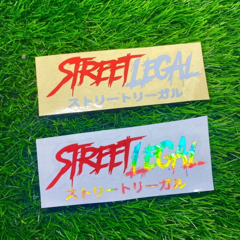 Sticker stret legal cutting sticker sticker kanji streetlegal
