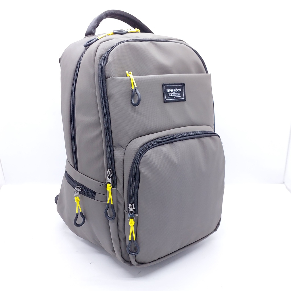 TAS PRESIDENT 2 FUNGSI PREMIUM 17 INCHI 5 RUANG KUAT ORIGINAL GARANSI 2 TAHUN / RANSEL PRESIDENT + FREE TALI SELEMPANG KAIN JEANS TEBAL ORI / TAS LAPTOP PRESIDENT PREMIUM BARU ORIGINAL 17 INCHI 5 RUANG / RANSEL KERJA KANTOR PRESIDENT KANVAS GARANSI RESMI