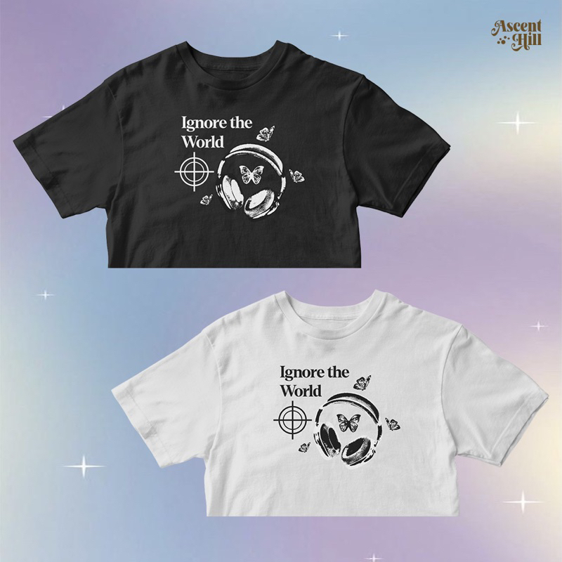 CROP TOP OVERSIZED / CROP TEE AESTHETIC CROP TSHIRT