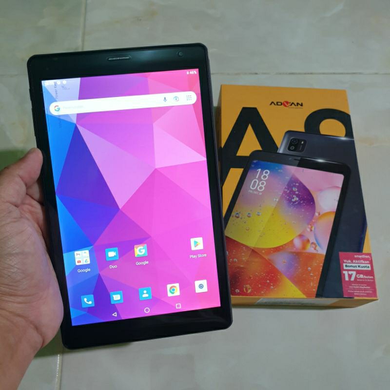 tablet advan tab a8 ram 3gb rom 32gb 3/32 mulus dan lengkap