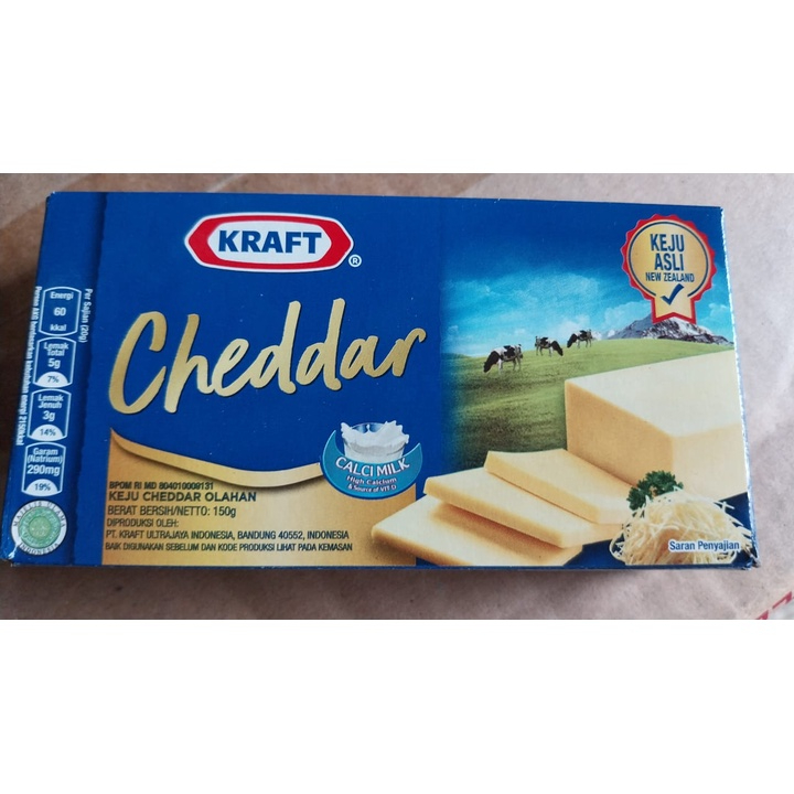 

Kraft Cheddar Keju 150 gr
