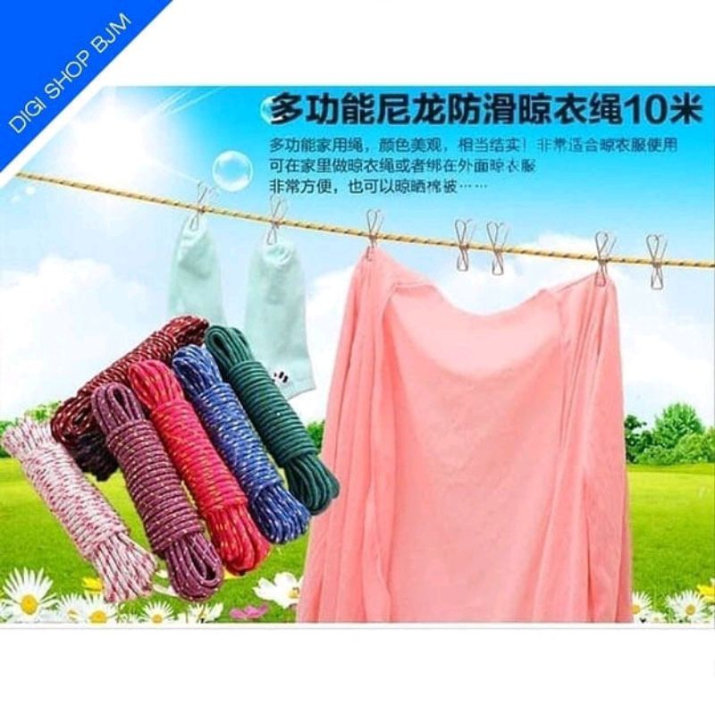 tali jemuran 10 meter