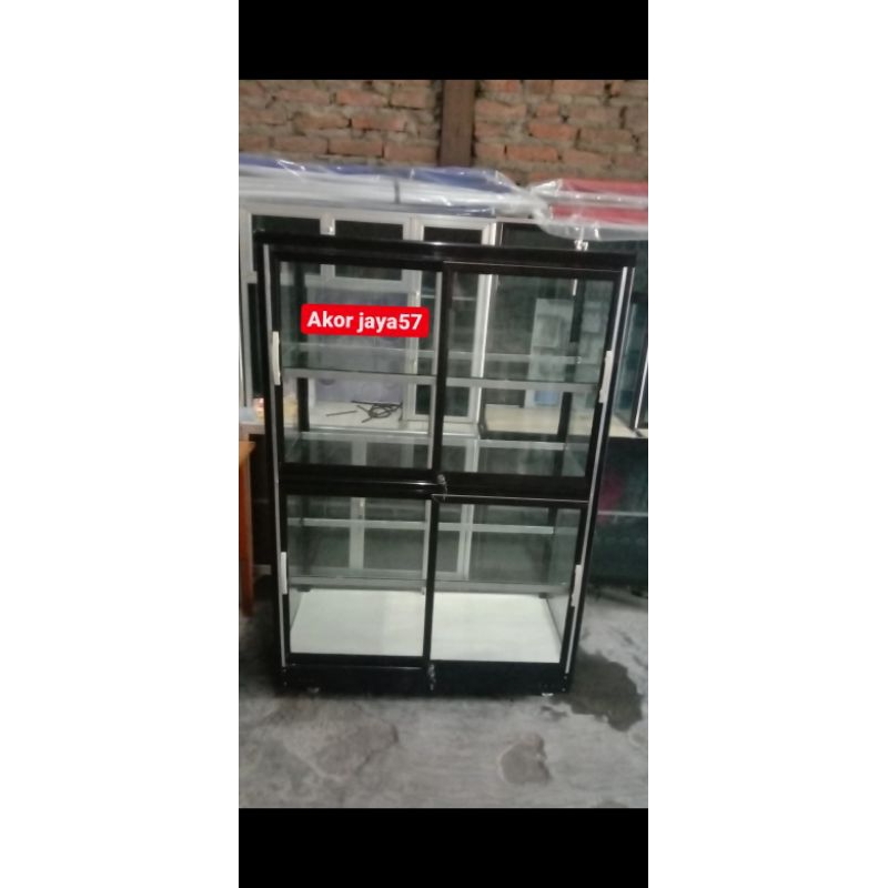 etalase 2pintu sliding/geser