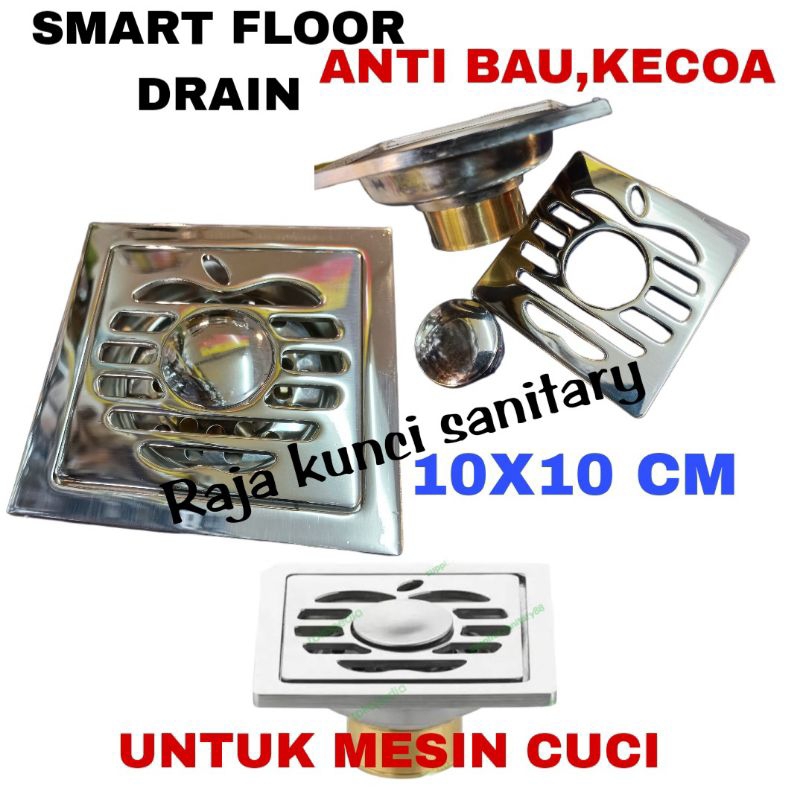 Smart Floor Drain Mesin Cuci Hitam Black/Saringan Got Kamar Mandi Mesin Cuci Stainless Stell
