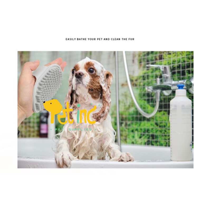 Histopet pet bathing brush removes dirt