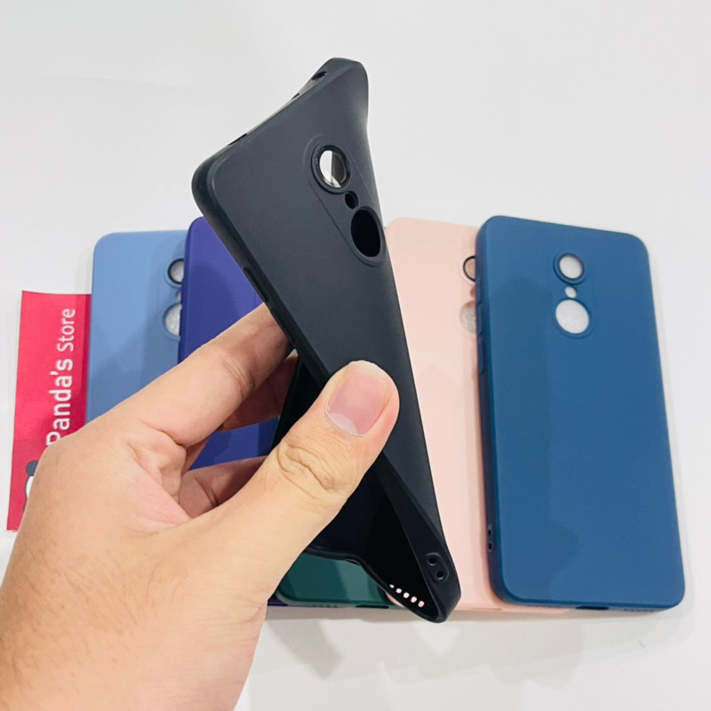 Case Redmi 5 Lenspro Makaron Full Color Softcase Pro Lensa