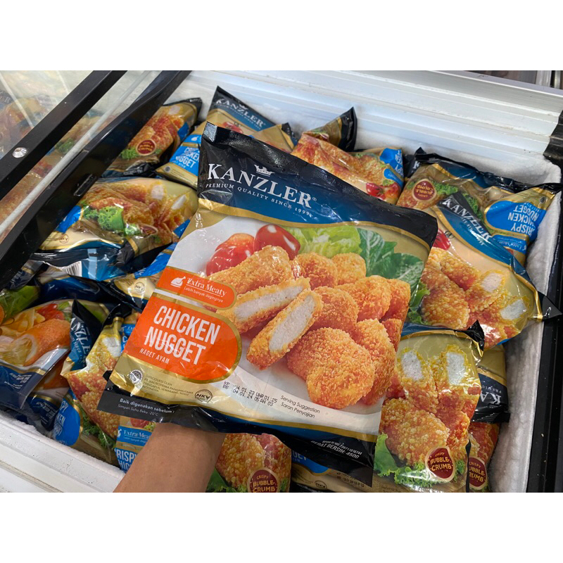 kanzler chicken nugget 450g - frozen food makassar