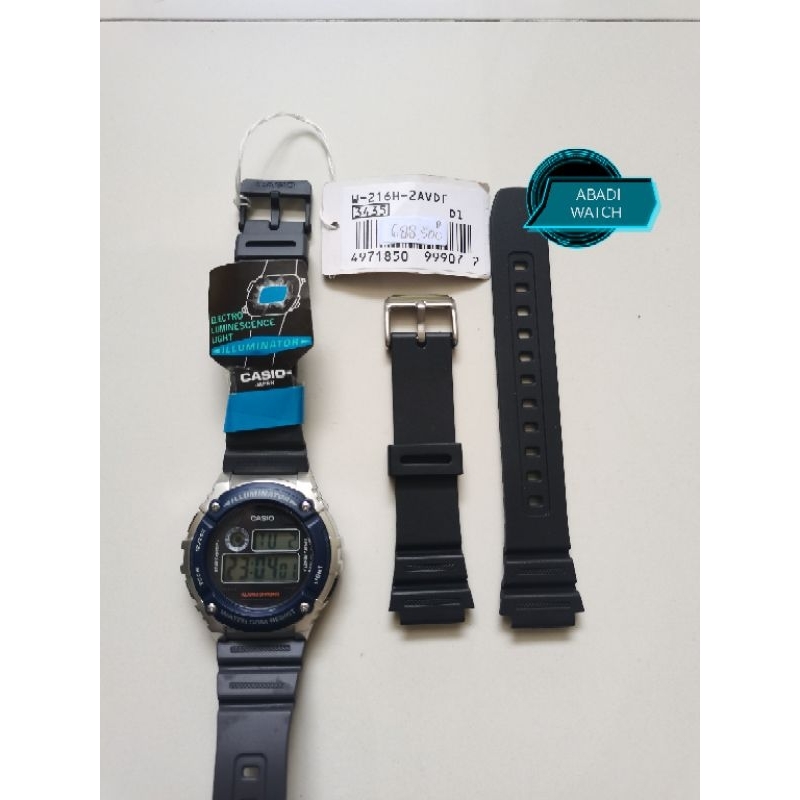 Tali Strap Jam Tangan Casio  W-216H CASIO W-216H ORIGINAL