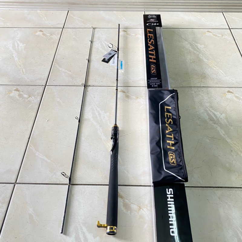 Joran Shimano LESATH GS 2602F Kartu Garansi TERBARU New Original 1.80 183 cm Fishing Rod 180