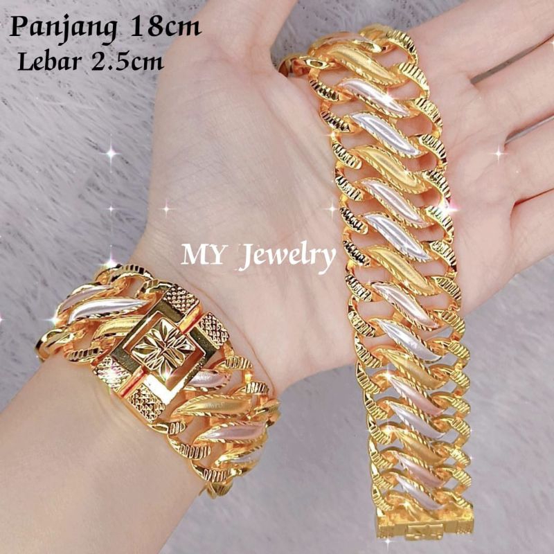 Gelang herlay lebar 2,5cm