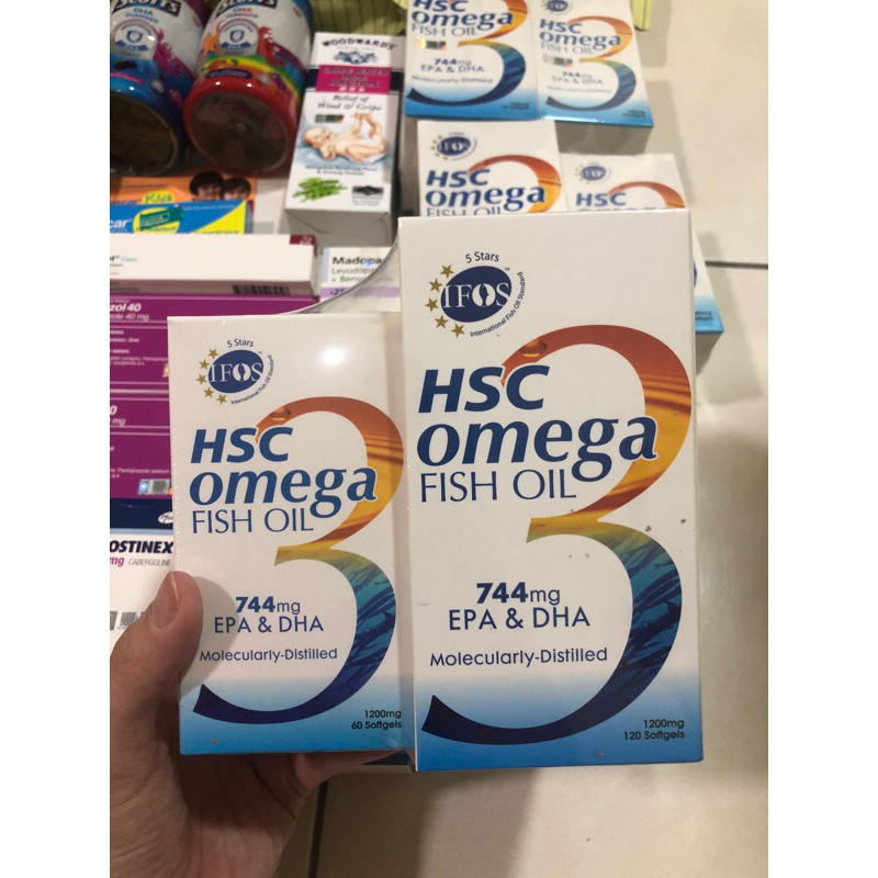 HSC Omega 3 Fish Oil 120 + 60 Capsules