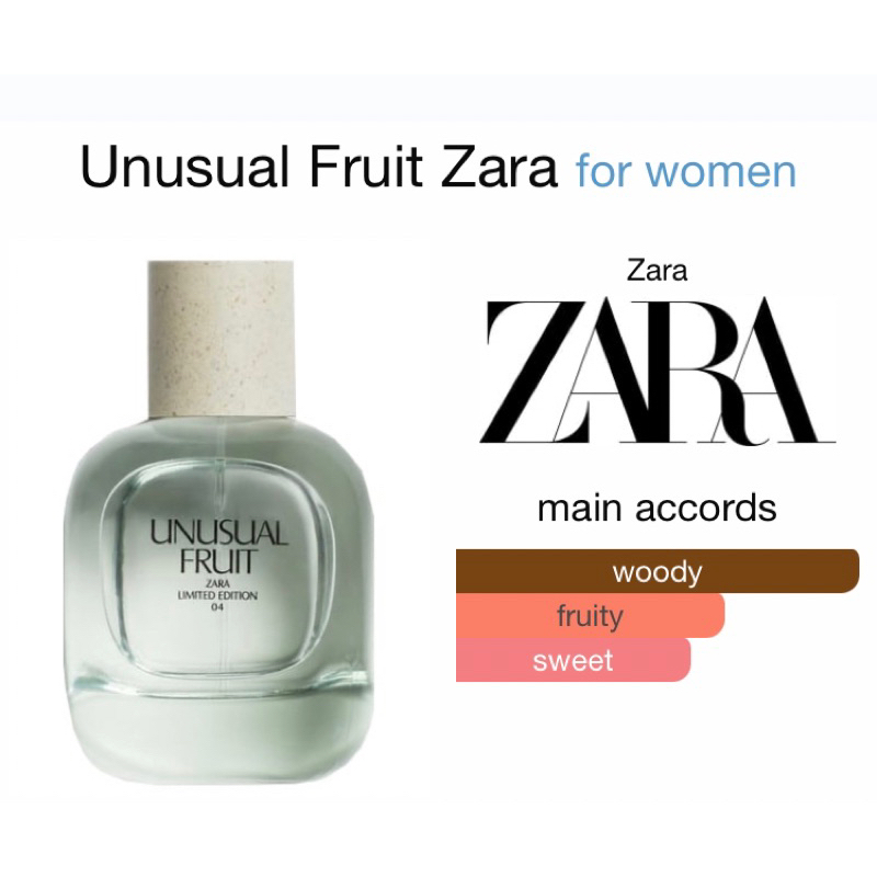 Zara Unusual Fruit Eau De Parfum (Share Decant)