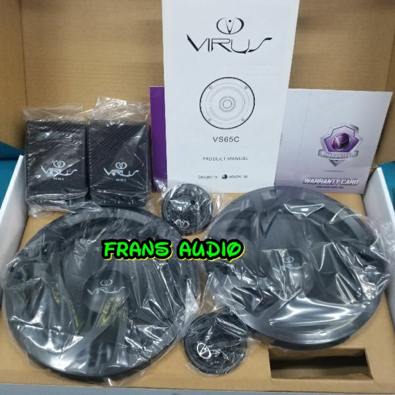 speaker Venom Virus VS65C Venom VS 65 C Virus VS 65C speker split 2way