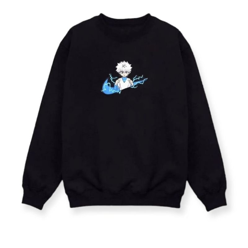 Sweater Killua Crewneck Terbaru Killua Hxh Hunter