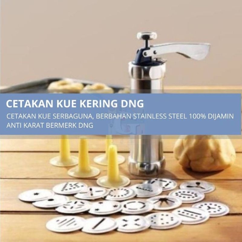 Cetakan Press / Kue Kering / Semprit (20pcs model)