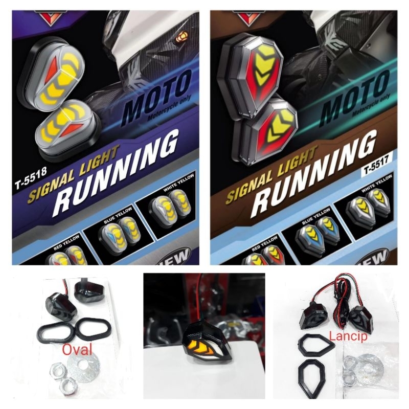 Lampu sen tempel mini led