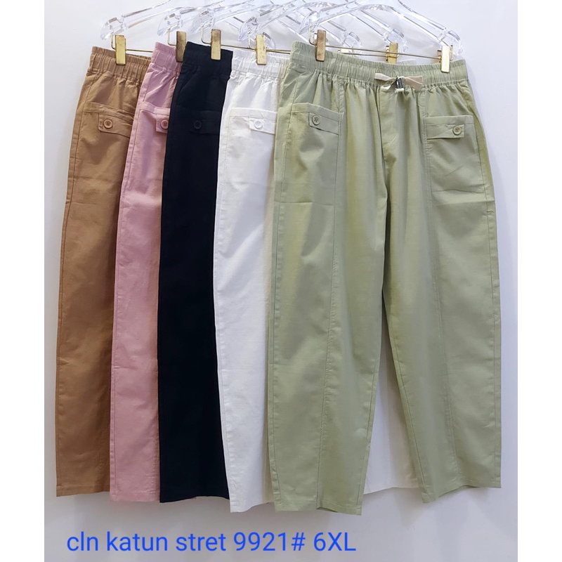 size 4XL - 7XL celana katun abngkok stretch import