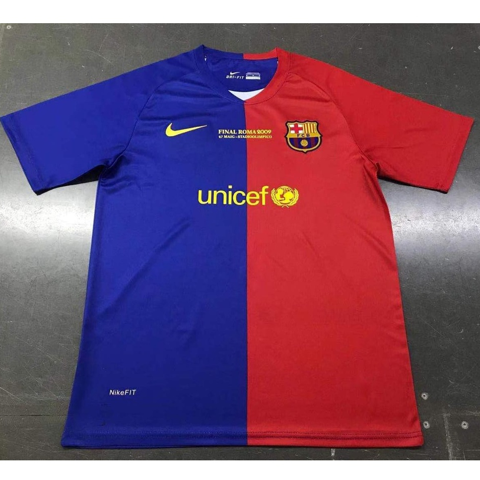 Jersey Retro Barcelona Final UCL 2009